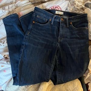MADEWELL 9” high rise jeans